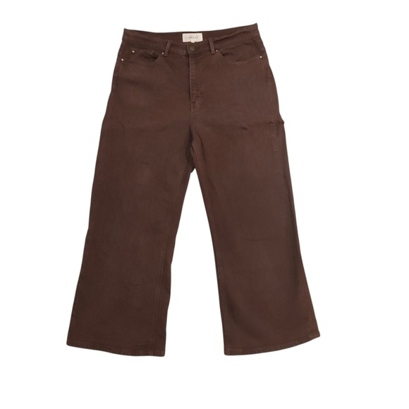 THE GREAT. Denim - THE GREAT. The Rider Brown Wide Leg Jeans Pants High Rise Size 31 Made in USA